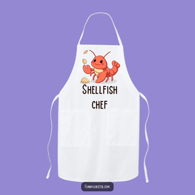 Funny Kawaii Lobster Juggling Apron: Juggler's Delight for Kitchen Maestros