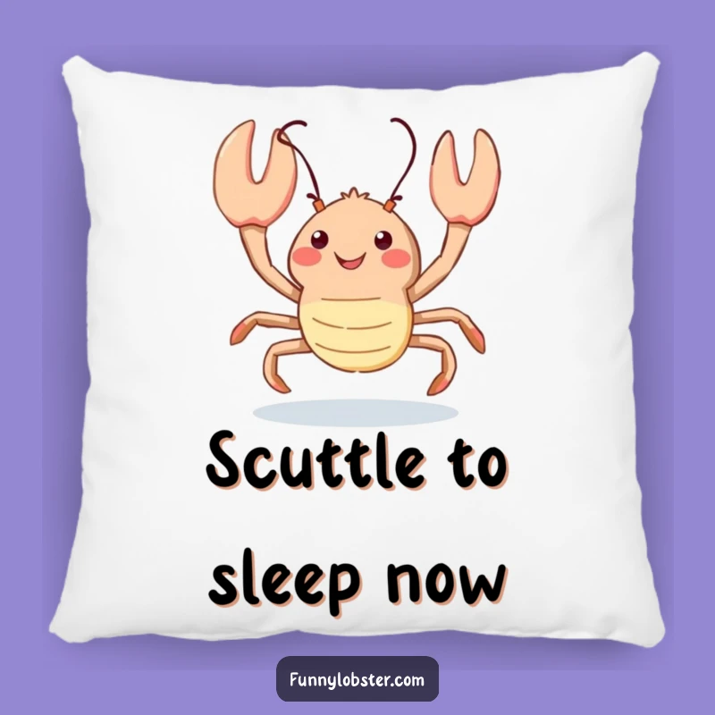 Funny Kawaii Lobster Scuttle Pillow: Cozy Playful Decor, Perfect Humorous Gift