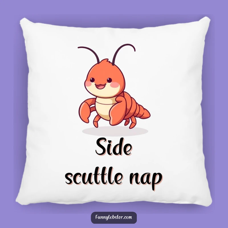 Funny Scuttling Lobster Pillow - Cozy & Playful Home Accent Gift
