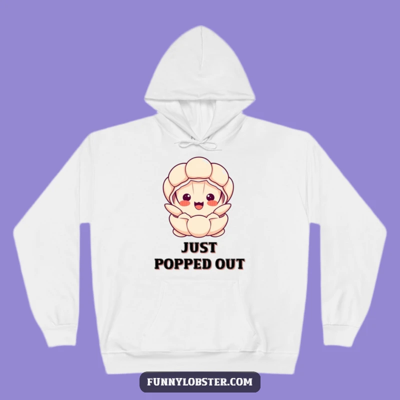 Funny Kawaii Clam Hoodie: Snuggle Up with This Hilarious Surprise