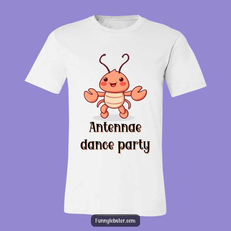 Funny Lobster T-Shirt: Dancing Jig, Antennae Fun, Humorous Gift