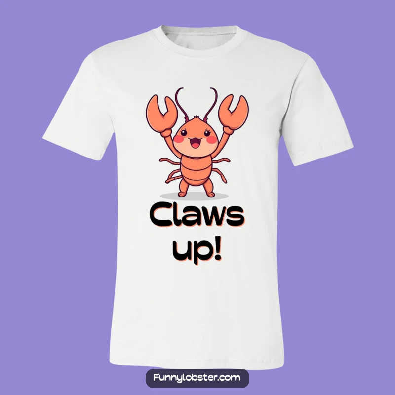 Funny Kawaii Lobster Dance T-Shirt: Comical Crustacean Shirt for Laughter Lovers
