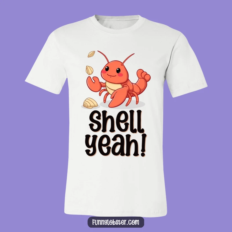 Funny Kawaii Lobster Juggling T-Shirt: Show Off Your Skills with Charm