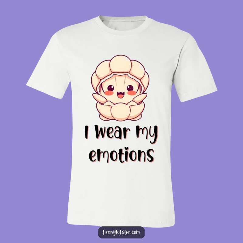 Funny Kawaii Clam T-Shirt: Surprise Your Friends with This Hilarious Tee